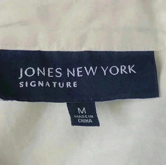 JONES NEW YORK button down shirt with lace pattern - Picture 2 of 4